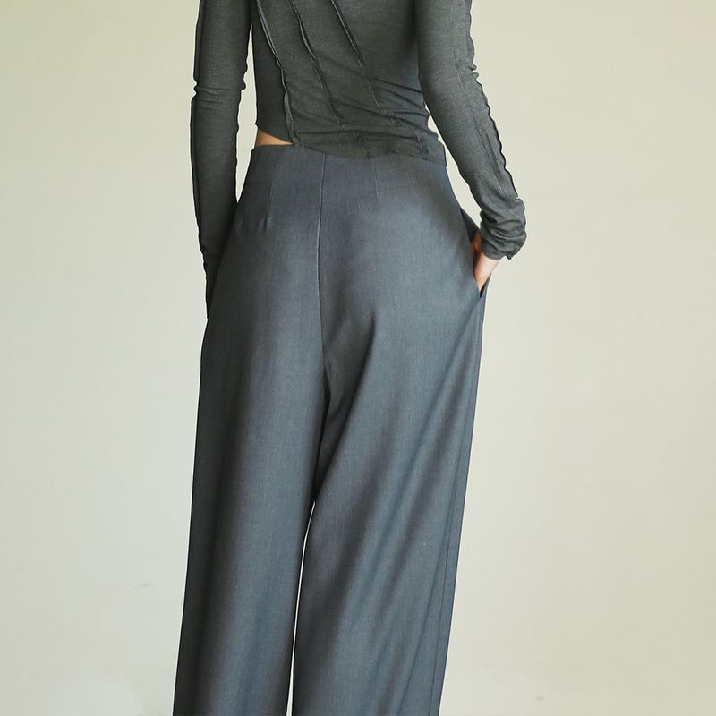 Yüksek Bel Pantolon-B
