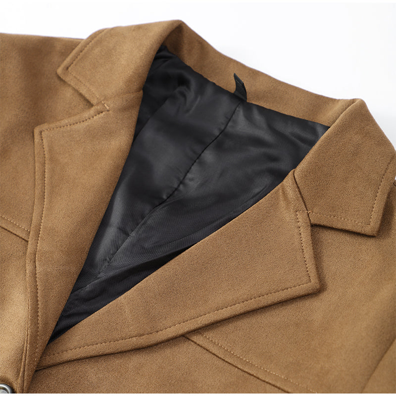 Kadın Kahverengi Oversize Blazer Ceket